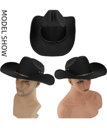 Pro Celia Felt Black Knit Cowboy Hat - Western Cowgirl Men's Style - Buy Online on GoSupps.com