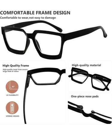 Eyekepper Women's Photochromic Reading Glasses | Black +0.50 Diopters | International Shipping - Buy Online on GoSupps.com