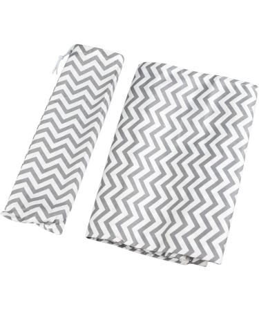 Auranso Infinity Nursing Cover Scarf - Breathable Cotton Breastfeeding Apron with Pockets - Grey One Size - Buy Online on GoSupps.com