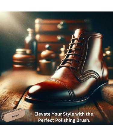 Renapur s premium super-soft wooden horsehair polishing & cleaning brush. Ideal for polishing leather & cleaning your suede or fabric shoes/boots. - Buy Online on GoSupps.com