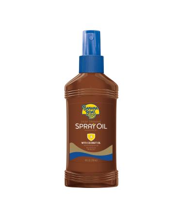Banana Boat Deep Tanning Spray Oil with Coconut Oil SPF 4 8 fl oz (236 ml)