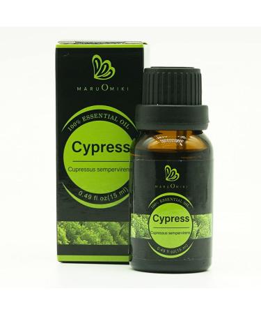 Cypress Essential Oil 100% Organic Pure Undiluted-Natural Aromatherapy Treatment Grade Shrink Pore Suppression Skin Oil Improve Attention Reed Diffuser Massage 15 ml (0.49 oz) - Buy Online on GoSupps.com