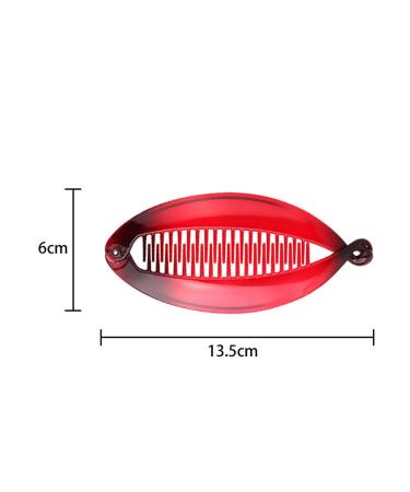 Jieercun Large Fish-Shaped Hair Clip for Women - Stylish Ponytail & Banana Clip - Perfect Hair Accessories & Decoration - Buy Online on GoSupps.com