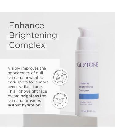 Glytone Enhance Brightening Complex 1 fl. oz. - 12% Azelaic Acid, 3% Glycolic Acid - Brightens Skin, Reduces Dark Spots - Non-Comedogenic - Buy Online on GoSupps.com