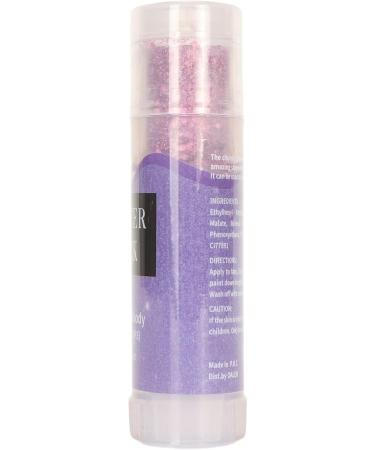 Body Glitter Stick 16g - Non-Irritating Purple Sparkling Gel for Celebrations - Easy Application & Charming Sequins - Buy Online on GoSupps.com