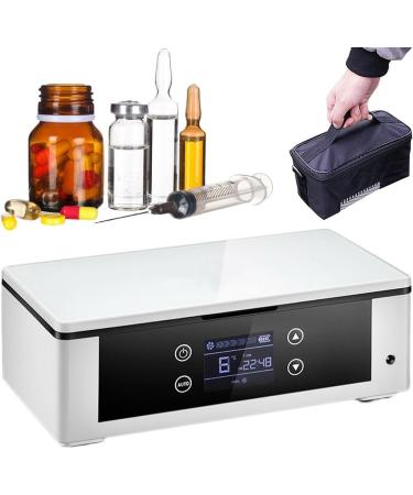 Insulin Cooler Refrigerated Box Insulin Cool Box for Car Travel Home Portable Small Insulin Cool Case Nobattery (Color : 1battery)