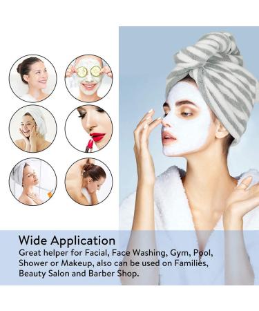 3 Pack Ultra Soft Hair Towel Wraps for Women - Anti-Frizz, Super Absorbent, Perfect for Curly, Long & Thick Hair - Pink, Blue & Grey - Buy Online on GoSupps.com