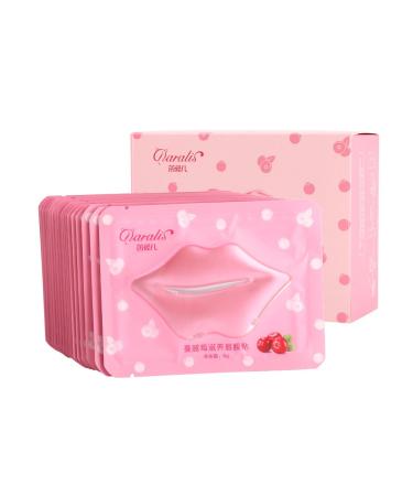 20pcs Cranberry Crystal Lip Mask - Natural Collagen Peeling & Moisturizing Lip Care for Beauty - Buy Online on GoSupps.com