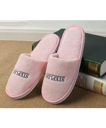 Anawakia 5 Pairs Hotel Slippers Set - Terry Cloth Closed Shoes for Spa & Home - Pink EU Size 42 - Buy Online on GoSupps.com