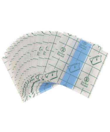 Lot De 100 Palettes De Maquillage Adh sives Transparentes 6 Cm Film Pu Auto-adh sif Palettes De M lange Pour Fond De Teint Nail Art Usage Professionnel Et Personnel