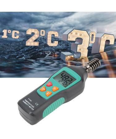 Digital Temperature & Air Humidity Meter | Mini Hygrometer with LCD Backlight & Data Storage - International Shipping - Buy Online on GoSupps.com