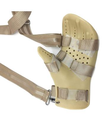 Finger Training Board for Hand Dysfunction Limb Abnormal Tension & Brain Injury Orthotics Fingerboard with Shoulder Belt (Size : Left) Right