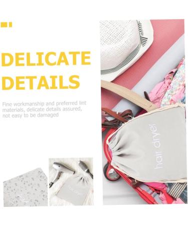 Beavorty 16 Pcs Hair Dryer Storage Bag Travel Toiletry Bag Hanging Storage Bag Drawstring Storage Bags - Buy Online on GoSupps.com