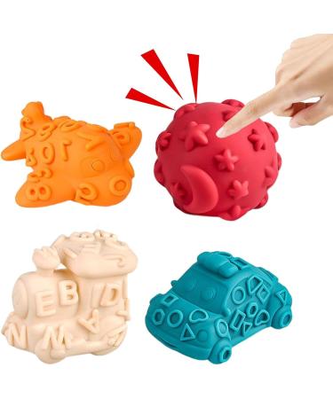 Squeezing Sensory Ball Toy - Multi-Sensory Balls for Kids | Fine Motor Skills Gift & Structured Hand-Catching Ball - Buy Online on GoSupps.com