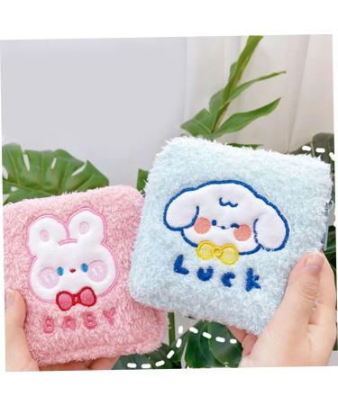 Healeved 12 Pcs Storage Bag for Women's Bandages | Reusable Period Pads & Tampon Bag | Cute Cartoon Girl Design for Handbag - Buy Online on GoSupps.com