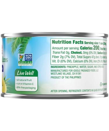 Dole Canned Pineapple Slices in Heavy Syrup 8.25 Oz Can - Buy Now! - Buy Online on GoSupps.com