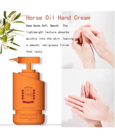 Horse Oil Anti-Dryness Moisturizing Hand Cream Horse Oil Hand & Foot Cream Long Lasting Hydration Keeps Hands Soft And Smooth 250 Ml - Buy Online on GoSupps.com