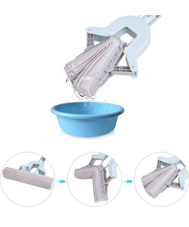 PVA Sponge Roller Mop for Floor Cleaning | Telescoping Household Tool for Home & Commercial Use | Ideal for Tile, Laminate, and Vinyl Floors | Includes Wringer | Garage and Bathroom Cleaner - Buy Online on GoSupps.com