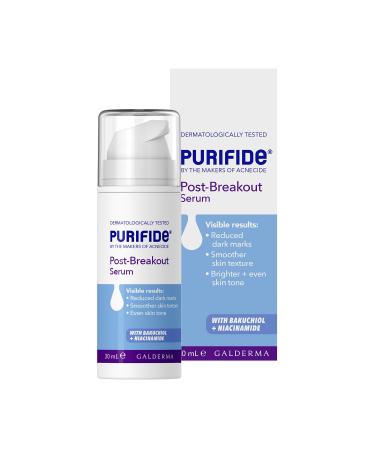 Purifide by Acnecide Post-Breakout Niacinamide Serum with Bakuchiol for Acne Prone Skin & Blemish Control 30ml