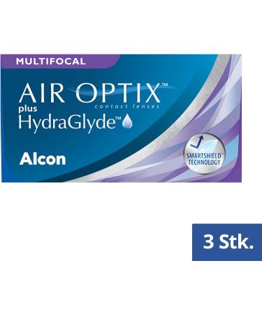 Buy Air Optix Plus HydraGlyde Multifocal Monthly Lenses - 3 Pieces BC 8.6mm Dia 14.2mm Low Add +5.25 Diopter - International Shipping Available - Buy Online on GoSupps.com