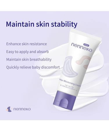 Nenneko Baby Hips Moisturizing Cream - Soothing Diaper Rash Ointment for Newborns | Moisture Recovery for Dry Cracked Skin - Multipurpose Baby Skin Care - Buy Online on GoSupps.com