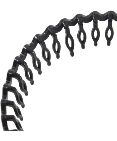 YIZAN (R) Plastic Teeth Comb Hairband Hair Hoop Headband Black for Woman - Buy Online on GoSupps.com
