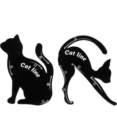Stencils Guide Multifunctional Eyeshadow Tools Eye Makeup Aid Tool Template Tool for Cat Eyes Eyebrow Winged Liner - Buy Online on GoSupps.com