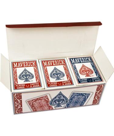 12 Pack Maverick Playing Cards - Standard Index - Premium Quality - Buy Online on GoSupps.com