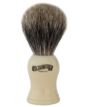 Colonel Conk Products 907 Pure Badger Brush with faux Ivory Handle