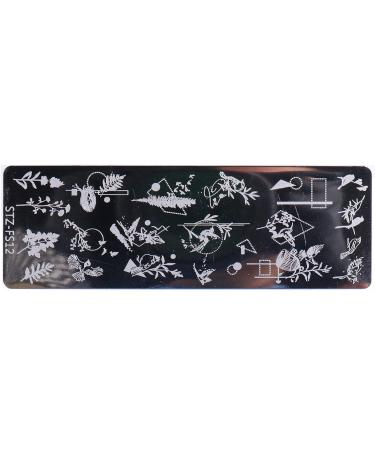 Nail Art Stamp Plates for Women & Girls | Engraved Patterns Rustproof Designs Floral Nail Stamps - Buy Online on GoSupps.com