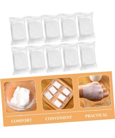 Buy Cotton Makeup Removal Pads | Compressed Non-Woven Powder Puff & Sponges | Travel-Friendly White Face Pads - Buy Online on GoSupps.com