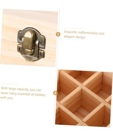 Healvian 5 Pcs Storage Box for Essential Oils & Jewelry - Wooden Aromatherapy Bottle Organizer & Gift Carrier Bag - Buy Online on GoSupps.com