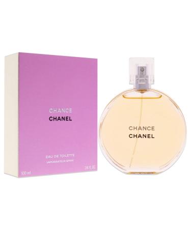 Chanel Chance Women EDT Spray 3.4 oz Floral Fresh Lemon Pineapple Vanilla 3.4 Ounce (Pack of 1) - Buy Online on GoSupps.com