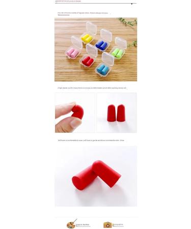 ShuWen 6 Pairs of Foam Ear Plugs Noise Canceling Ear Plugs Sleep Ear Plugs Soundproof Ear Plugs for Work Study Loud Places - Buy Online on GoSupps.com