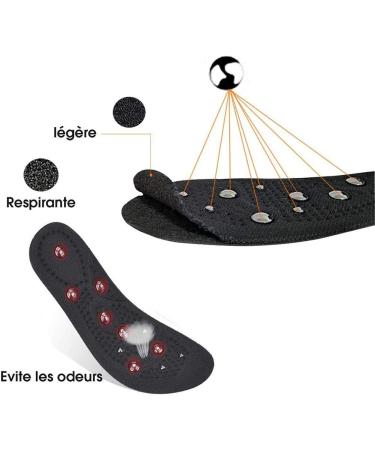 Buy Acupressure Insoles - Relaxed Feet Orthopedic Soles with 18 Magnets | Breathable Cool Deodorant Fatigue Relieving - International Shipping Available - Buy Online on GoSupps.com