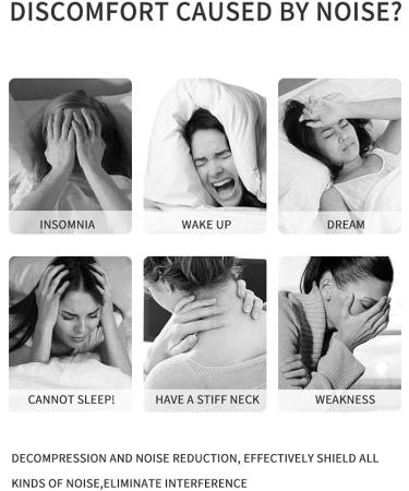 High-Quality Ear Plugs for Sleeping & Noise Blocking - Strong Reusable & Adaptable | Ideal for Snoring Pool Work & Learning - Unisex (White) - Buy Online on GoSupps.com