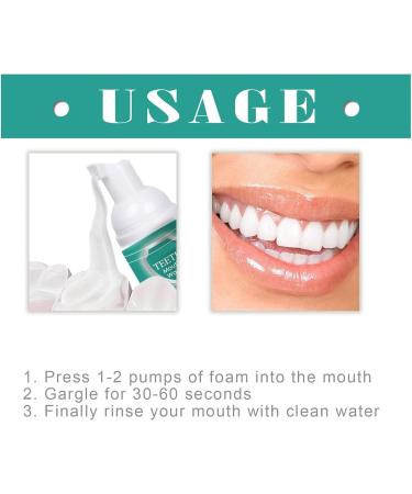 New Teeth Whitening Mouthwash - 2024 | 360 Gum Health Care & Deep Cleaning Foam (3 PCs) - Buy Online on GoSupps.com