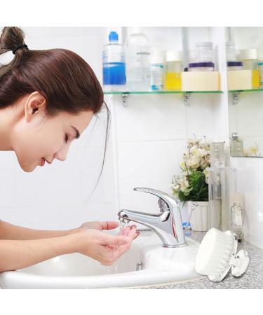 Beavorty Face Scrubber Brush Manual Facial Cleansing Exfoliating Brush Handheld Face Wash Brush for Women Men Blackhead Removing Pore Cleansing - Buy Online on GoSupps.com