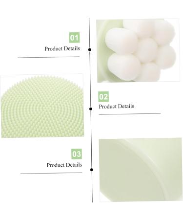 Housoutil Face Brush Silica Gel Tool Pores 12.5X5X5CM Green - Buy Online on GoSupps.com