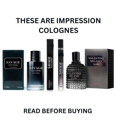 Savage and Valentine Milano Cologne for Men - Eau De Toilette Natural Spray 3.4 Fl Oz Each Pack of 3 Combo Set - Buy Online on GoSupps.com