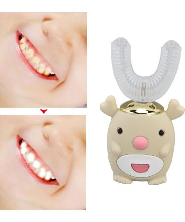 Buy Topyond U-Shaped Electric Toothbrush for Kids | Cartoon Design Waterproof 5 Cleaning Modes - Buy Online on GoSupps.com