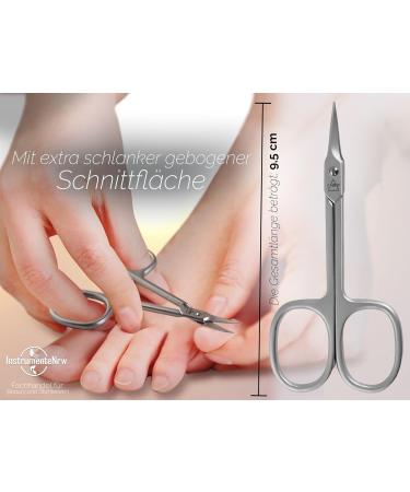 Premium Rust-Proof Nail & Cuticle Scissors - Extra Sharp Stainless Steel Manicure & Pedicure Tools for Men & Women - Buy Online on GoSupps.com