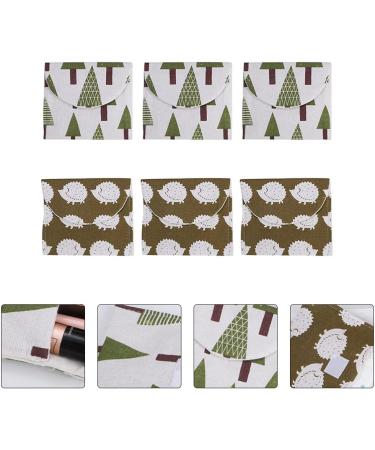 Toyvian Teen Girl Purse 6pcs Sanitary Napkin Storage Bag Set - Portable Pad Coin & Makeup Bags for Women and Girls - Buy Online on GoSupps.com