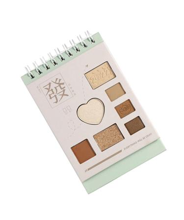 Natural Matte Eyeshadow Palette - Daily Eye Makeup Palette - 2 Shimmer Colors and 5 Matte Colors Combined Highly Pigmented Pressed Eye Shadow Makeup Pallet N/ /