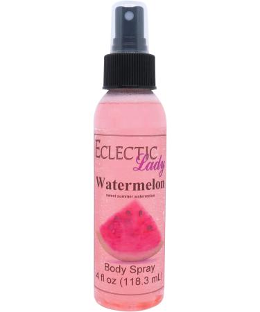 Watermelon Body Spray Body Mist for Women with Clean Light & Gentle Fragrance Long Lasting Perfume with Comforting Scent for Men & Women Cologne with Soft Subtle Aroma For Daily Use Regular Strength 4 Fluid Ounces