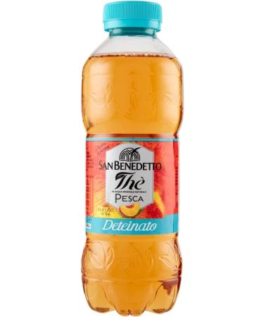 12 x San benedetto the deteinato pesca PET 500 ml of the decaffeinated peach alcohol-free drink refreshing drink - Buy Online on GoSupps.com