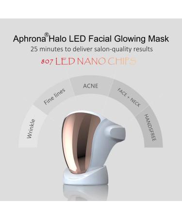Aphrona LED Face Mask Light Therapy for Acne & Wrinkle Reduction - Buy Online on GoSupps.com