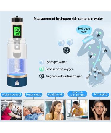 4 in 1 PH/H2/TEMP/ORP Meter Hydrogen Ion Concentration Tester Digital Water Quality Tester PH Redox Monitor for Pool Aquarium - Buy Online on GoSupps.com
