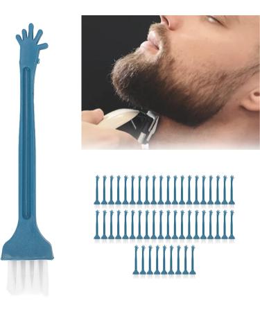 50pcs Shaving Brush Set - Soft Nylon Bristles PP Handle Portable Electric Shaver Cleaning Brushes - International Shipping Available - Buy Online on GoSupps.com