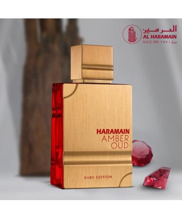 Al Haramain Amber Oud Ruby Edition - Arabian Perfume for Women and Men - Unisex Amber Perfume - Long Lasting Perfume for Men and Women - 2 oz 2.0 Ounce (Pack of 1) - Buy Online on GoSupps.com